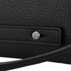 Saszetka do ręki, czarna, skóra ekologiczna, Rovicky