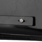 Saszetka do ręki, czarna, skóra ekologiczna, Rovicky