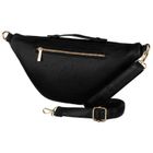 Saszetka na biodro, nerka, czarna, Peterson