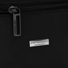 Saszetka na biodro, nerka, czarna, Peterson