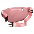 Saszetka na biodro, nerka, różowa, Peterson