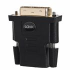 Savio, adapter, cl-21, HDMI F - DVI-D M, czarny