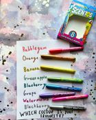 Scentos, pachnące markery, metaliczne, 8 kolorów