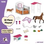 Schleich, Horse Club, Boks dla koni z budą dla psa, zestaw, 72218