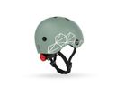 Scoot & Ride, kask ochronny, Green Lines, rozmiar 45-51 cm