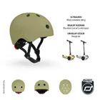 Scoot & Ride, kask ochronny, Olive, rozmiar 51-55 cm