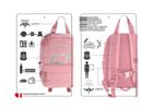 Scoot & Ride, plecak na hulajnogę, Rose, 9l