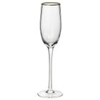 Secret de Gourmet, kieliszki do szampana ze złotą obwódką, Merveilleux, 6 szt. 210 ml