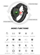 Senbono, Smartwatch D13 Smart, 1,3 IPS HD 240*240, wodoszczelny, IP68, pomiar tętna + tryb Sport + SMS