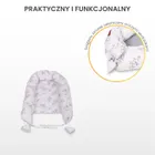 Sensillo, Dmuchawce, gniazdko niemowlęce, kokon, muślin, beżowy, 80-45 cm