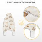 Sensillo, Króliczki, śpiworek do spania, TOG 1.0, rozmiar XL, beżowy