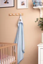 Sensillo, okrycie kąpielowe, sheep, blue, 80-80 cm