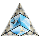 Shashibo, kostka magnetyczna, łamigłówka, Arctic