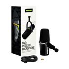 Shure, MV7+-K, mikrofon lektorski, wokalny ze złączem XLR/USB-C, czarny