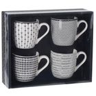 Siaki Collection, kubek porcelanowy, 0,22l, 4 szt.