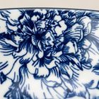 Siaki, Glamt, zestaw ozdobnych talerzy porcelanowych z nadrukiem kwiatowym, 18 elementów