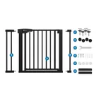 Sipo, bramka zabezpieczająca na schody, barierka ochronna, czarna