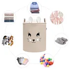 Sipo, kosz na zabawki XXL, wersja premium, zamykany na ściągacz, Królik