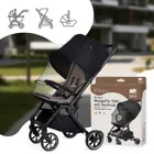 Sipo, moskitiera i osłona przeciwsłoneczna 2w1 do wózka, gondoli, nosidła