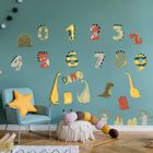 Sipo, naklejki na ścianę do pokoju dziecięcego, Alfabet dino