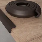 Sipo, piankowa taśma zabezpieczająca ostre krawędzie mebli, 2 metry, brązowa