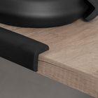 Sipo, piankowa taśma zabezpieczająca ostre krawędzie mebli, 2 metry, czarna