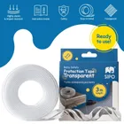 Sipo, silikonowa, transparentna taśma zabezpieczająca ostre krawędzie mebli, 3 metry