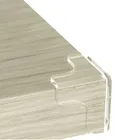 Sipo, zestaw silikonowych, transparentnych zabezpieczeń narożników mebli, kształt T, 12 szt.