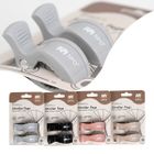 Sipo, zestaw uniwersalnych klipsów do wózka, szare, 2 szt.