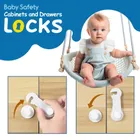 Sipo, zestaw zabezpieczeń do szaf i szuflad na zatrzask, 10 szt.