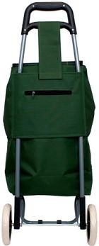 Slazenger, wózek torba na kółkach na zakupy ze stelażem, zielony, 31l