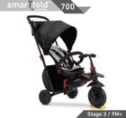 Smart Trike, Folding Trike 700 8w1, składany rowerek z funkcją spacerówki, czarny