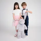 Smiki, Królik, maskotka, szary, 40 cm