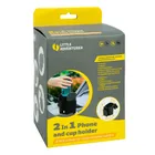 Smiki, Little Adventurer, uchwyt na kubek i telefon, czarny