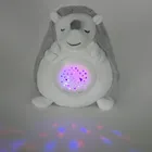 Smiki, Little Dreamer, Śpiący jeżyk, pluszowy projektor z muzyką i światłem, szary