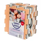 Smily Play, mata piankowa, szaro-pomarańczowa