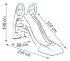 Smoby, King KS, zjeżdżalnia, 150 cm
