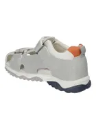 Sneakersy chłopięce, szare, skórzana wkładka, American Club
