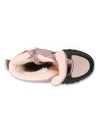 Śniegowce dziewczęce, ocieplane, różowe, Befado