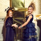 Souza! Bella, peleryna z kapturem i cekinową narzutką, kostium, 3-4 lata