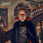 Souza! Dracula, peleryna i wampirze zęby, strój, 4-8 lat