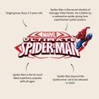 Spider-Man, Drink Up, bidon ze słomką, niebieski, 450 ml