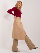 Spódnica damska, brązowa, Factory Price