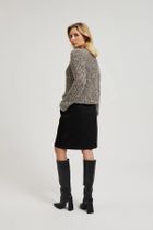 Spódnica damska, czarna, Moodo