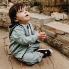 Spodnie dresowe chłopięce, zielone, Eevi