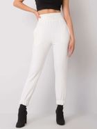 Spodnie dresowe damskie, ecru, Factory Price