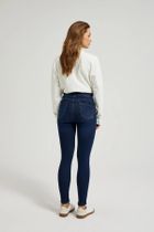 Spodnie jeansowe damskie, granatowe, Moodo