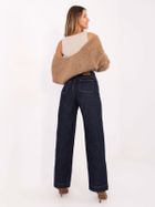 Spodnie jeansowe damskie, granatowe, Sublevel