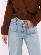 Spodnie jeansowe damskie, niebieskie, Sublevel