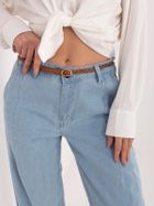 Spodnie jeansowe damskie, wide, niebieskie, Sublevel